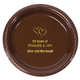 Personalized Modern Double Hearts Plastic Plates Image 1 of 4